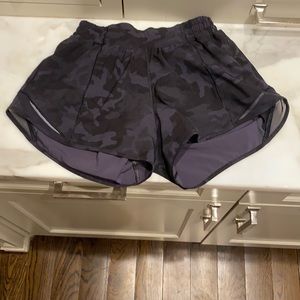 These are size 4, length 4 lulu lemon camo shorts